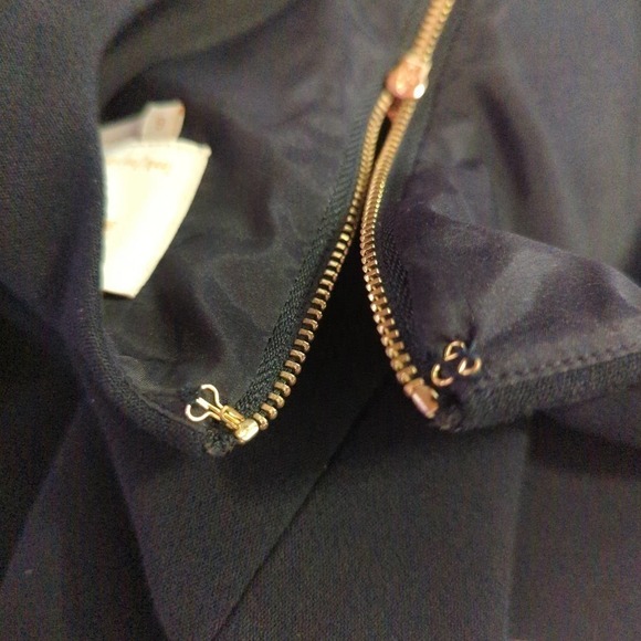 Kate Spade Dress Black Sicily Sleeveless Stretch Sheath Flare Skirt LBD Size 6 - Picture 15 of 16